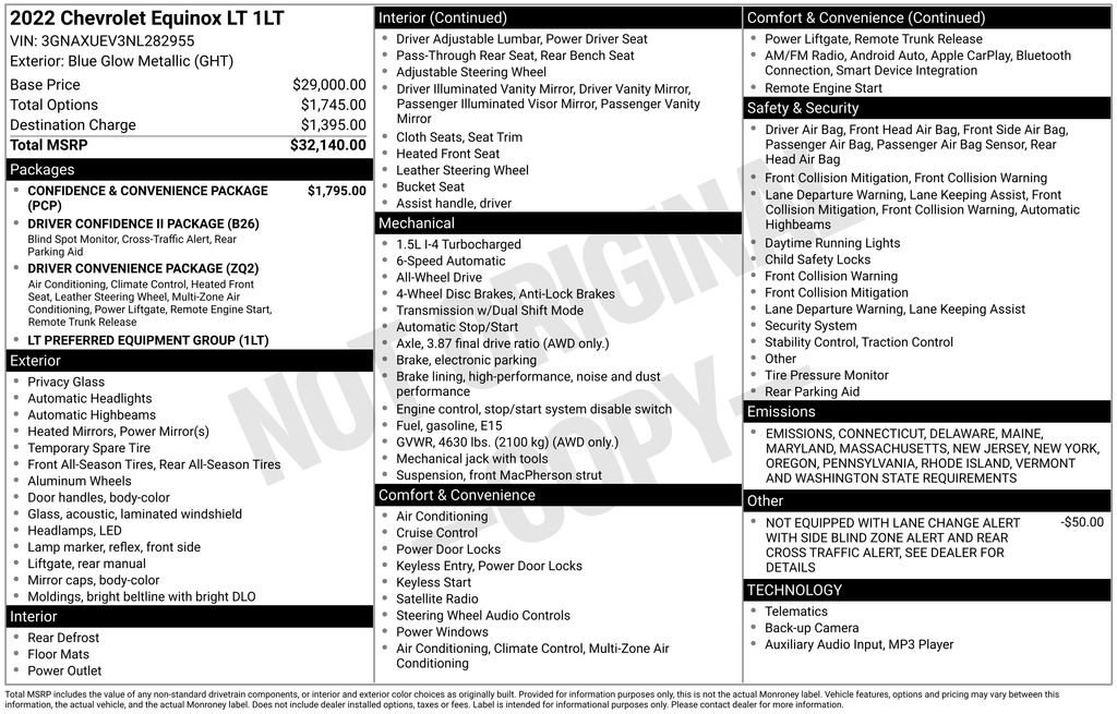 Used 2022 Chevrolet Equinox LT image 13