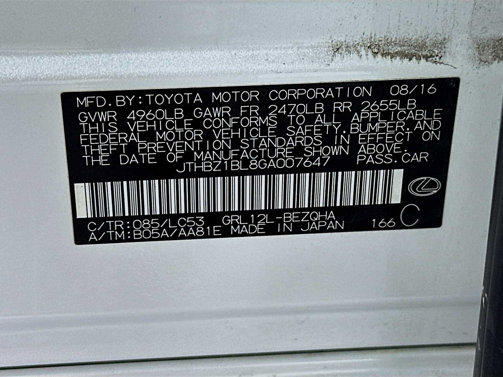 Used 2016 Lexus GS 350 RWD image 31