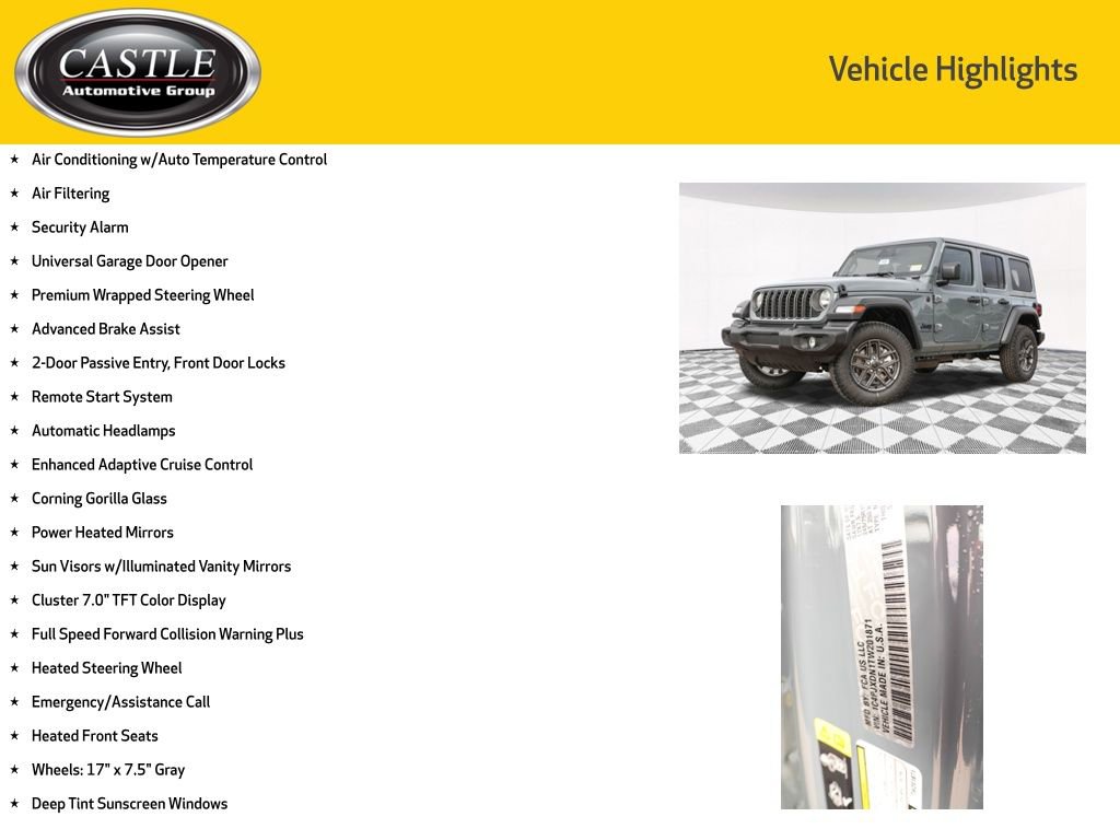 New 2026 Jeep Wrangler Sport S image 6