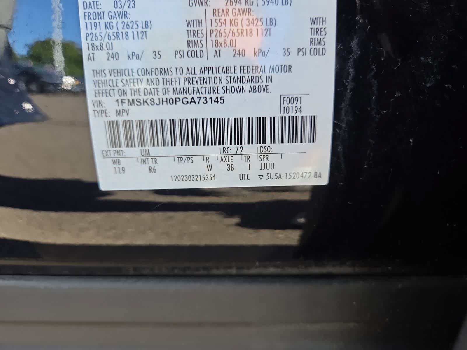 Used 2023 Ford Explorer Timberline AWD/4WD image 29