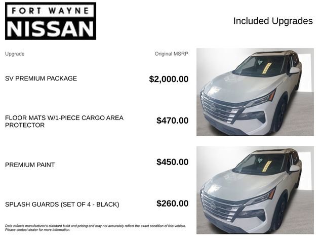 Used 2025 Nissan Rogue SV w/ SV Premium Package image 4