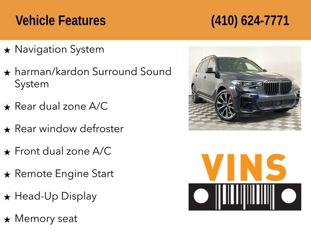 Used 2020 BMW X7 xDrive40i w/ M Sport Package image 5