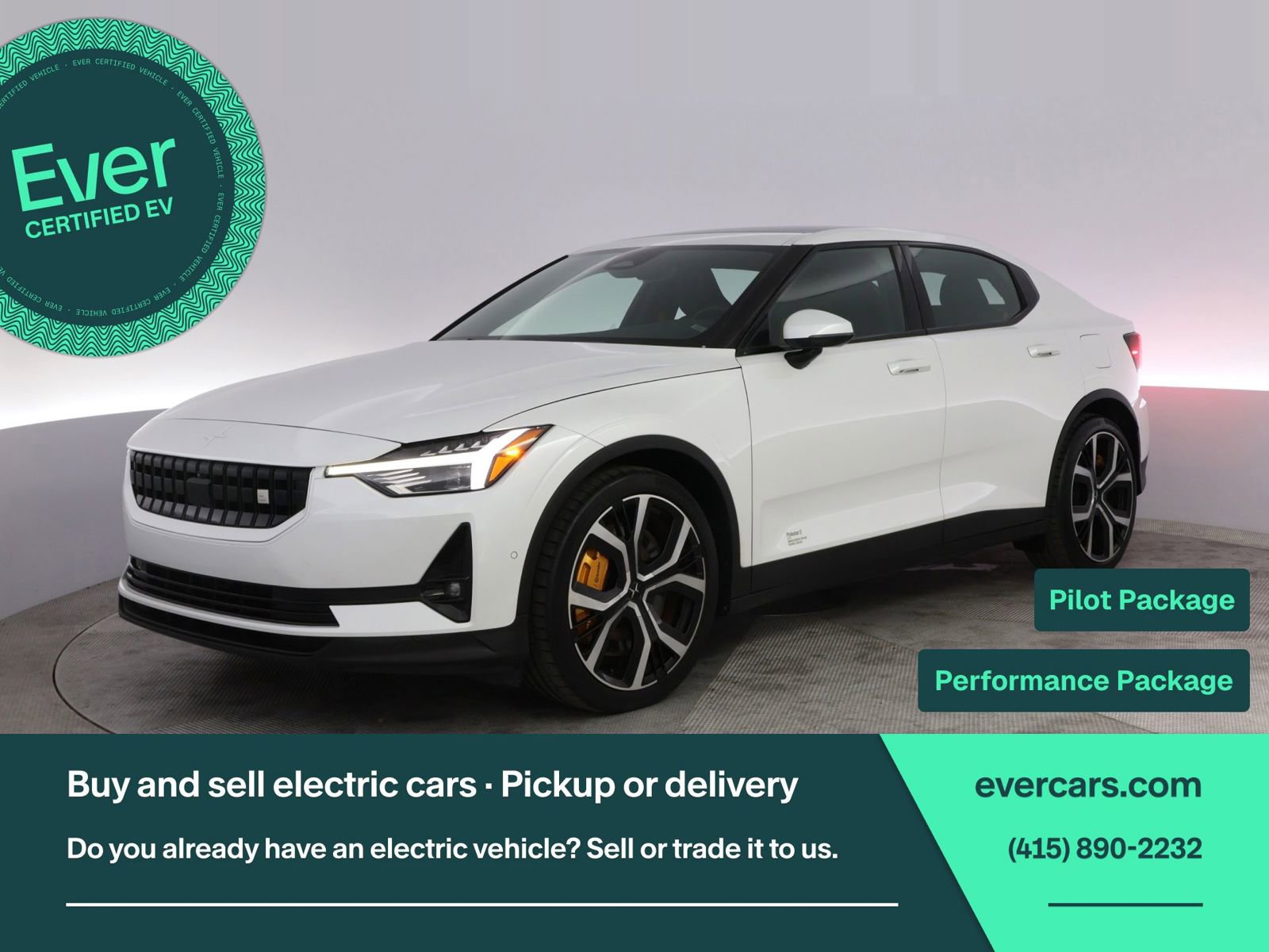 Used 2023 Polestar Polestar 2 w/ Pilot Pack AWD/4WD image 1
