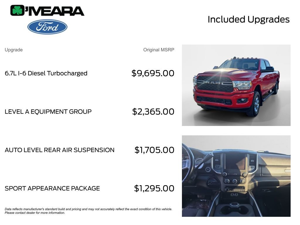 Used 2022 RAM 3500 Big Horn w/ Level A Equipment Group image 4