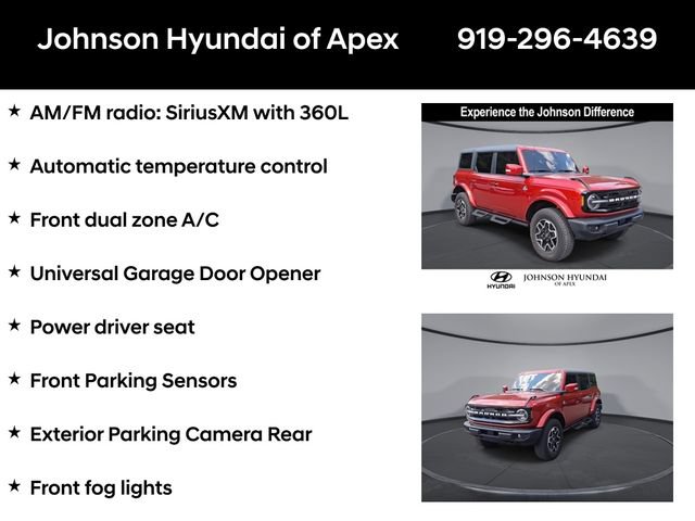 Used 2024 Ford Bronco Outer Banks AWD/4WD image 18