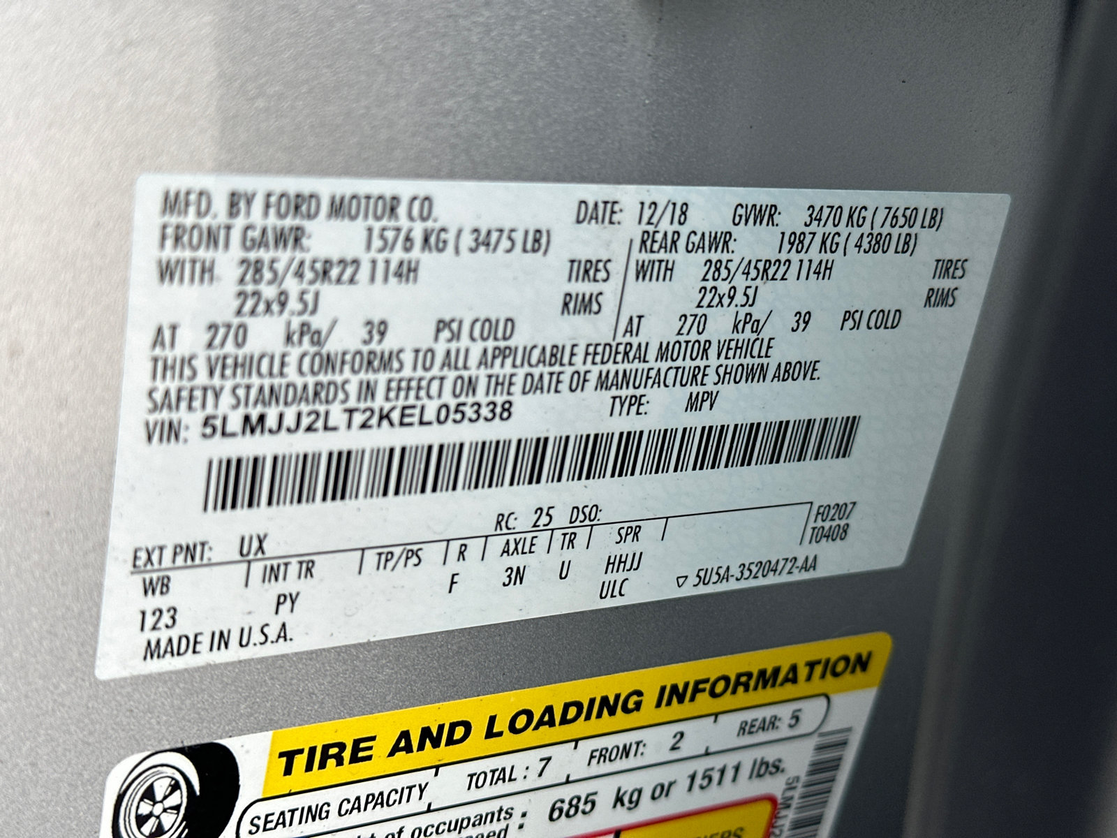 Used 2019 Lincoln Navigator Reserve AWD/4WD image 32