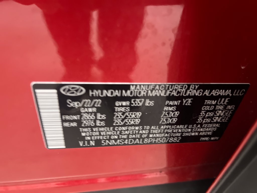 Used 2023 Hyundai Santa Fe Limited w/ Cargo Package AWD/4WD image 33