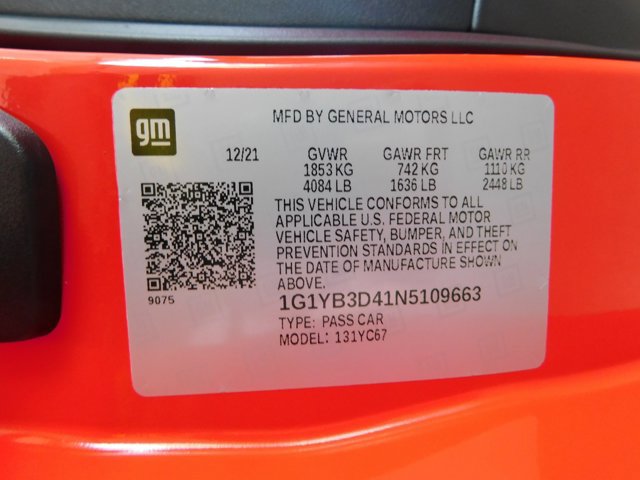 Used 2022 Chevrolet Corvette Stingray Preferred Conv w/ 2LT image 22