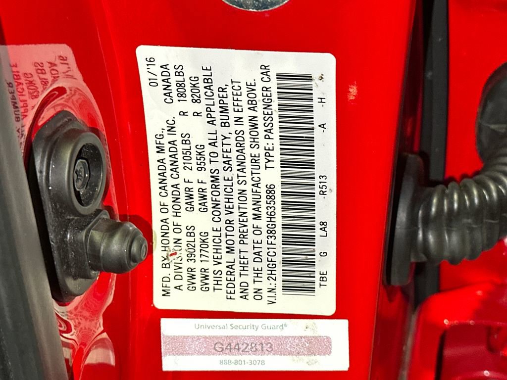 Used 2016 Honda Civic EX-T image 28