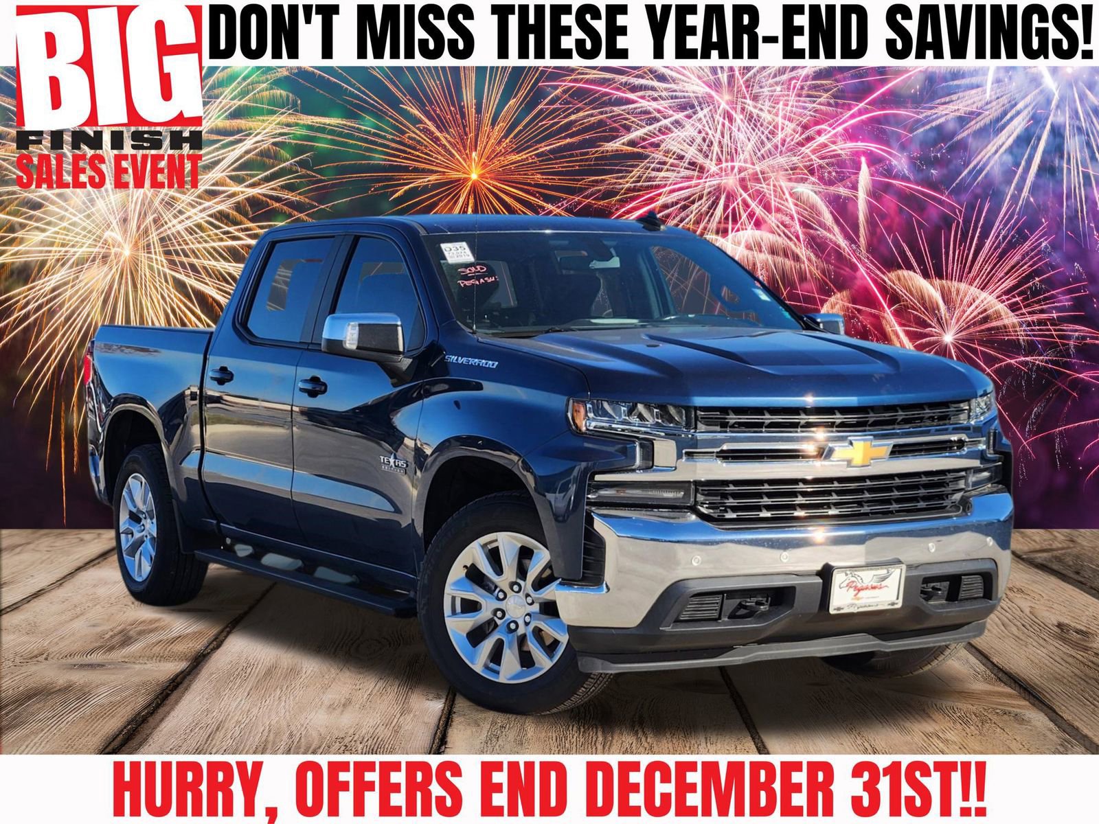 Used 2019 Chevrolet Silverado 1500 LT w/ Texas Edition image 1