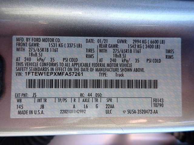 Used 2021 Ford F150 XL w/ STX Appearance Package image 23