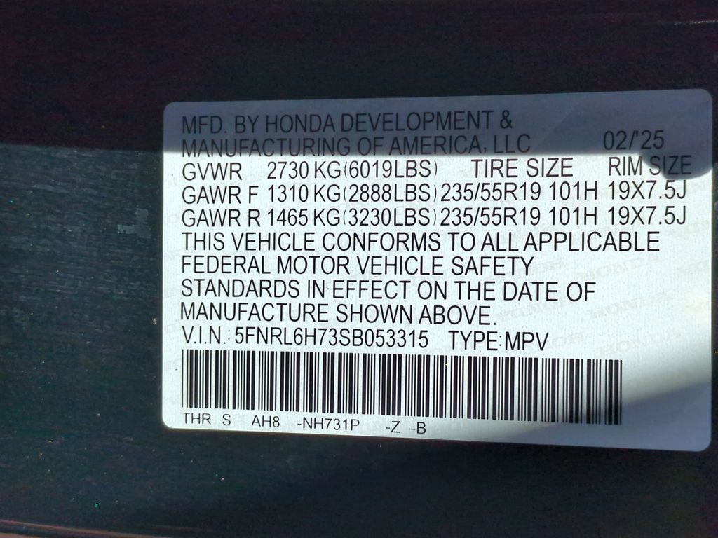 Used 2025 Honda Odyssey Sport-L image 33
