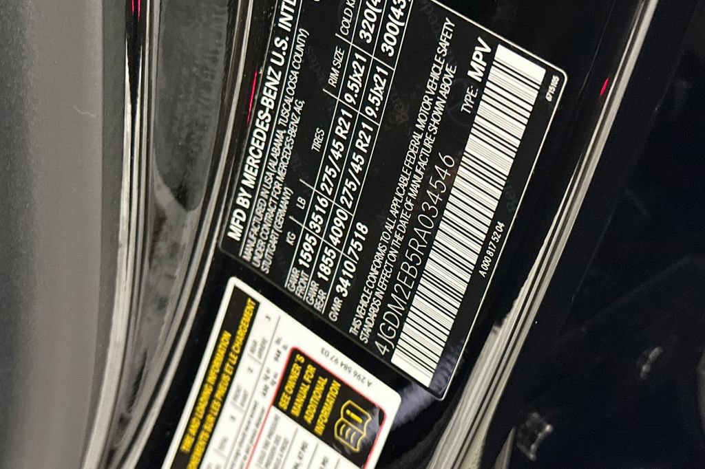 Certified 2024 Mercedes-Benz EQS 450+ 4MATIC SUV image 39