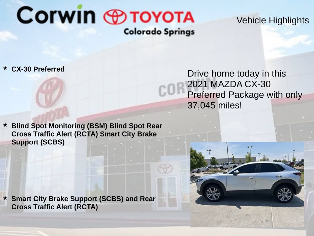 Used 2021 MAZDA CX-30 AWD 2.5 S w/ Preferred Package image 6