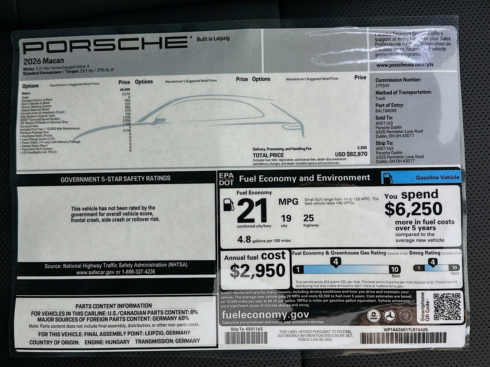 New 2026 Porsche Macan AWD/4WD image 48