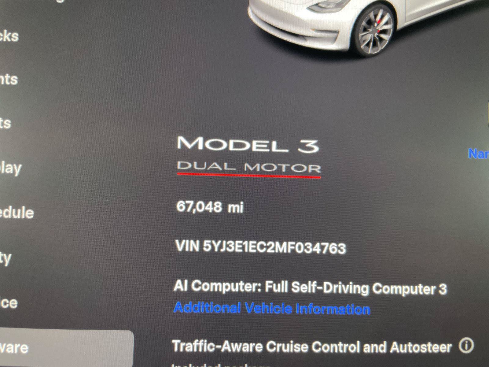 Used 2021 Tesla Model 3 Performance AWD/4WD image 2