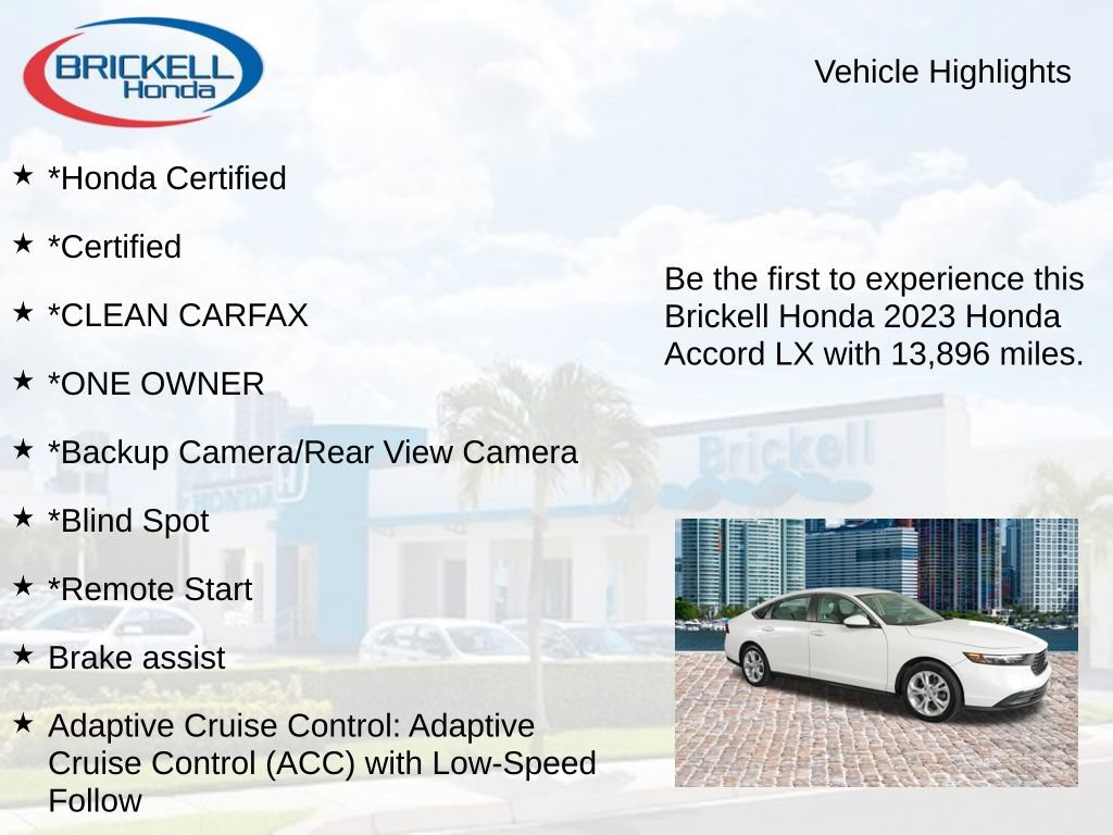 Used 2023 Honda Accord LX image 9