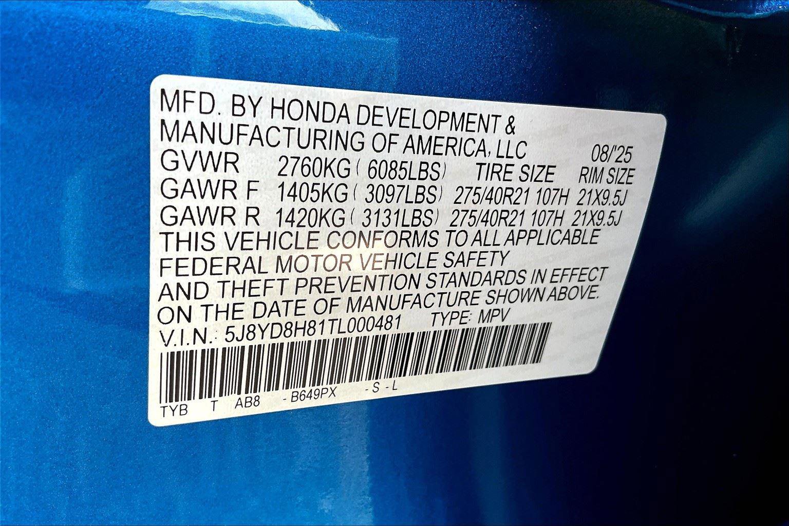 New 2026 Acura MDX Type S image 29