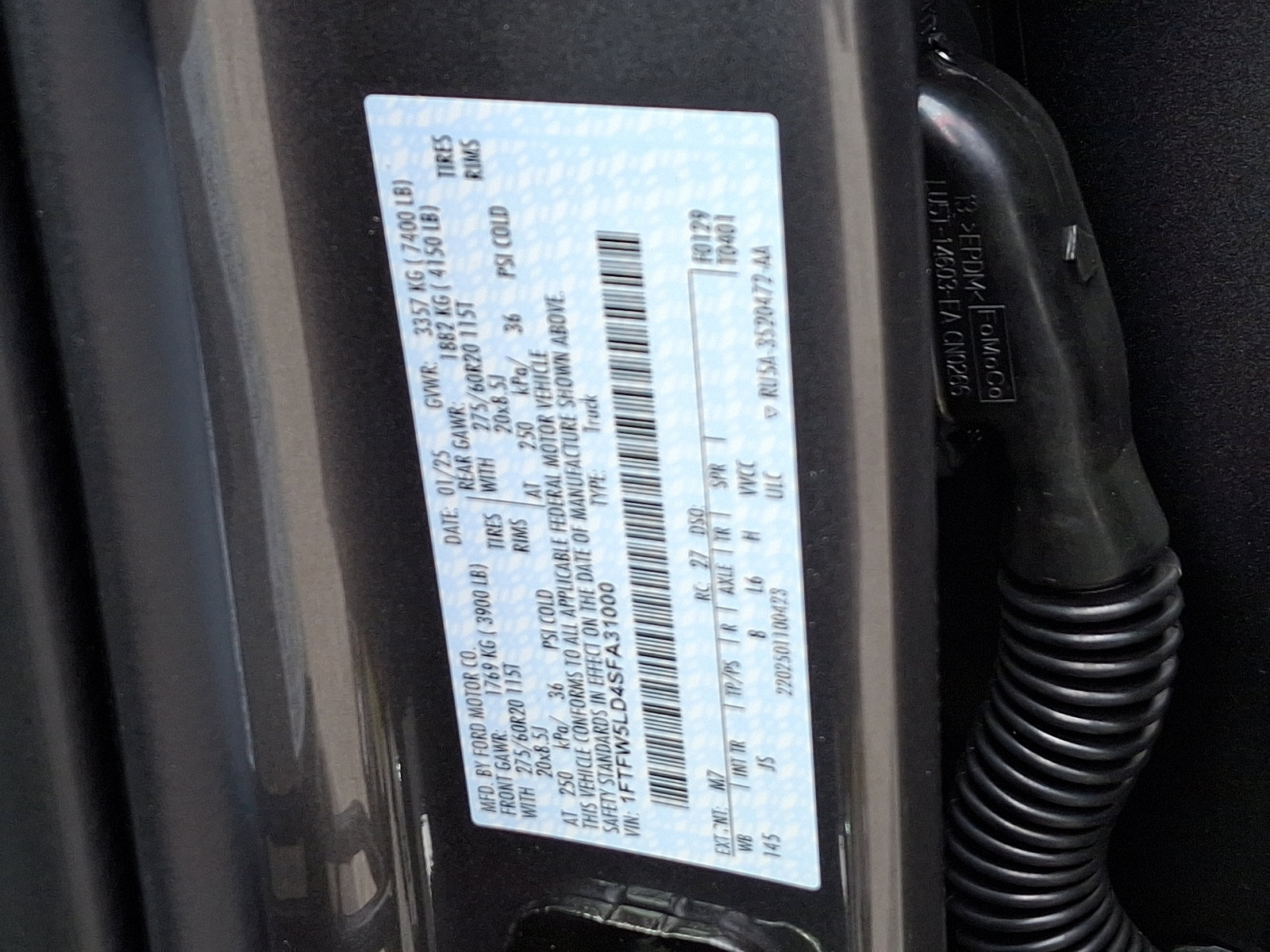 New 2025 Ford F150 Lariat w/ Equipment Group 502A High image 22