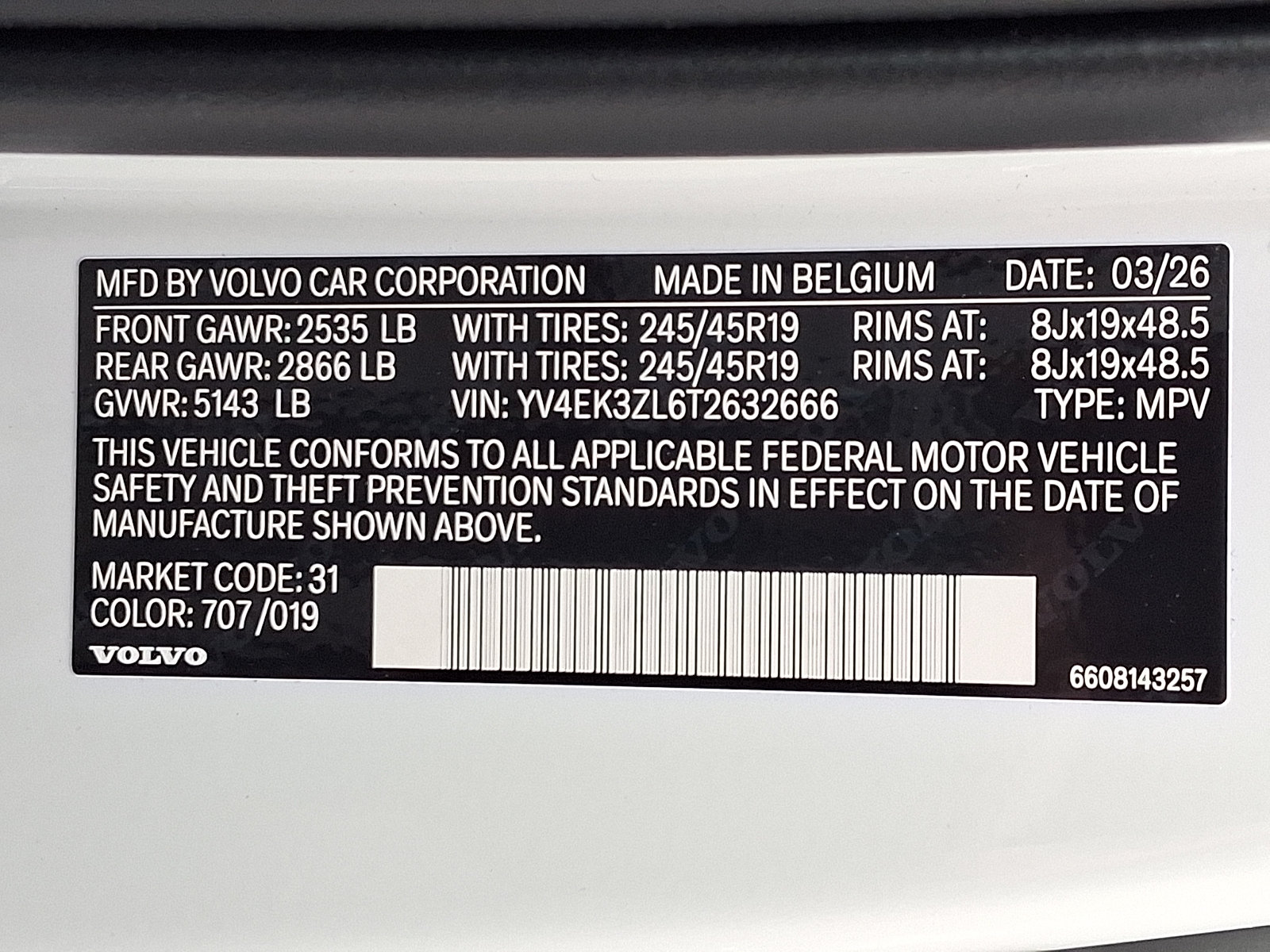 New 2026 Volvo EX30 Ultra w/ Climate Package AWD/4WD image 13