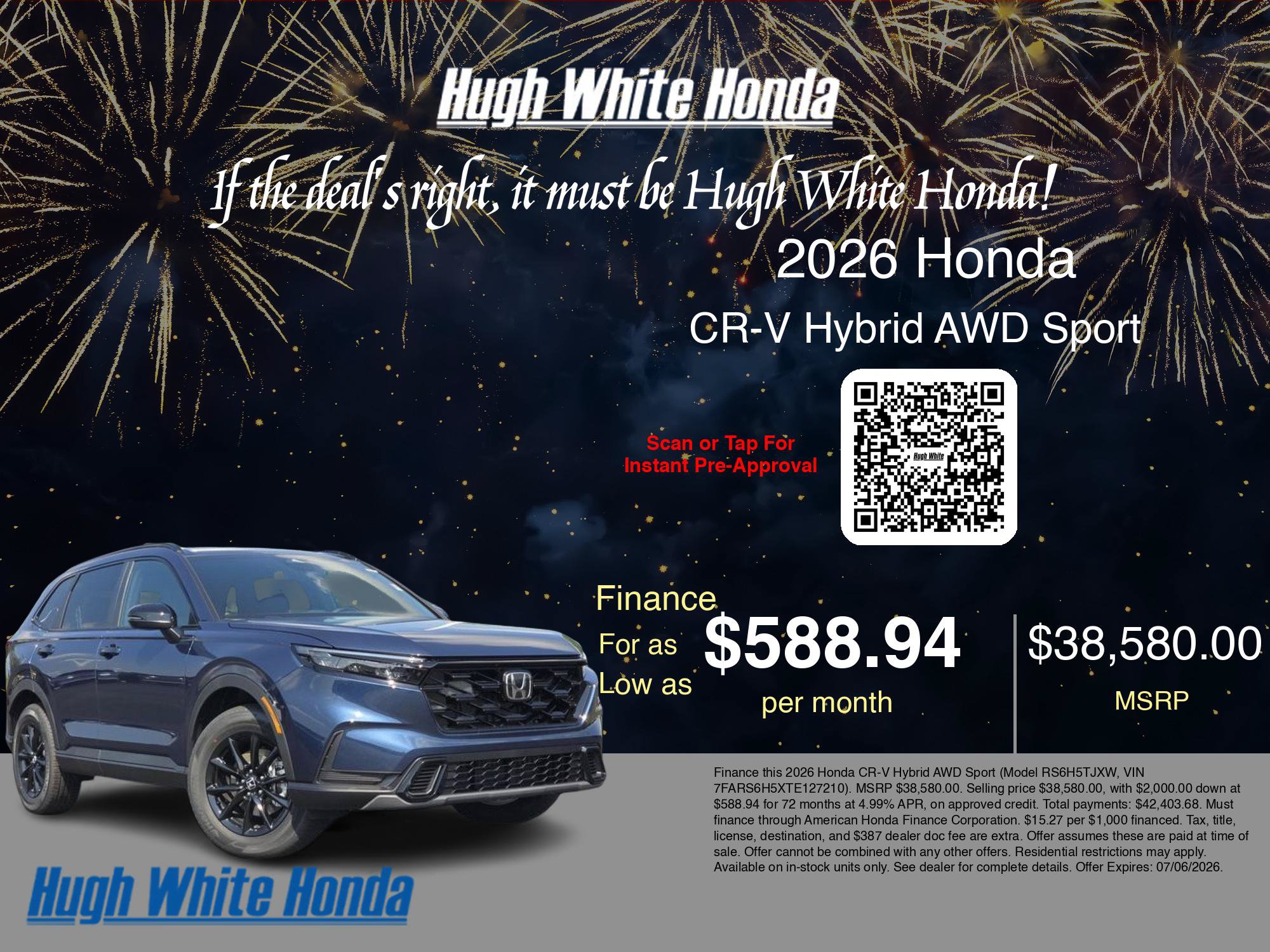 New 2026 Honda CR-V Sport image 7