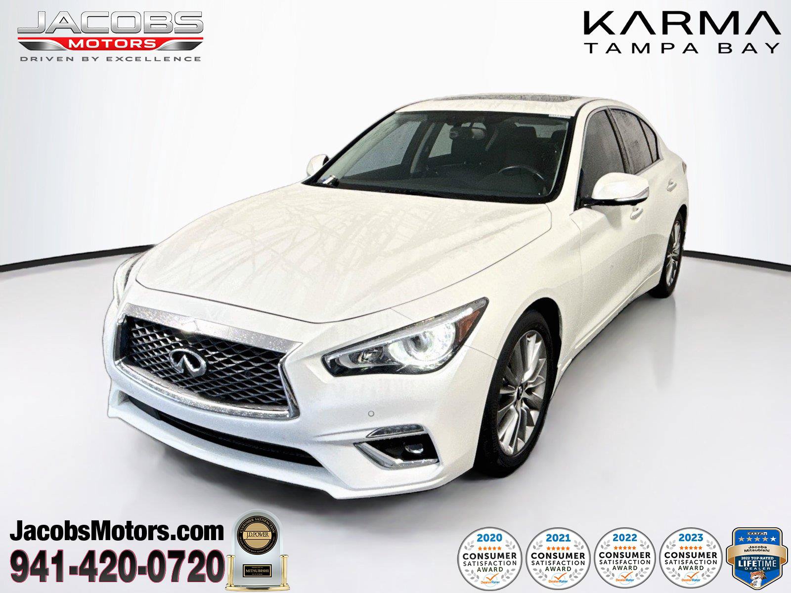 Used 2022 INFINITI Q50 Luxe w/ Cargo Package