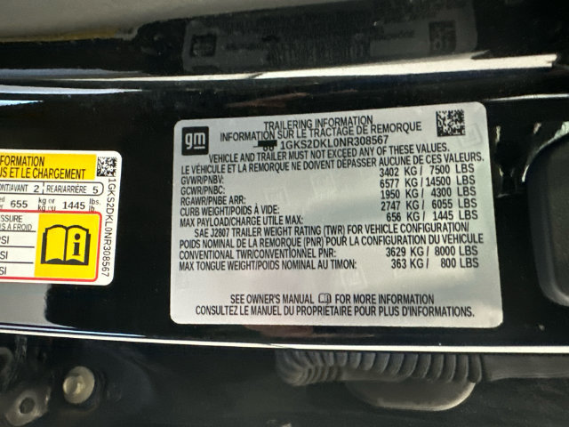 Certified 2022 GMC Yukon Denali w/ Max Trailering Package AWD/4WD image 35