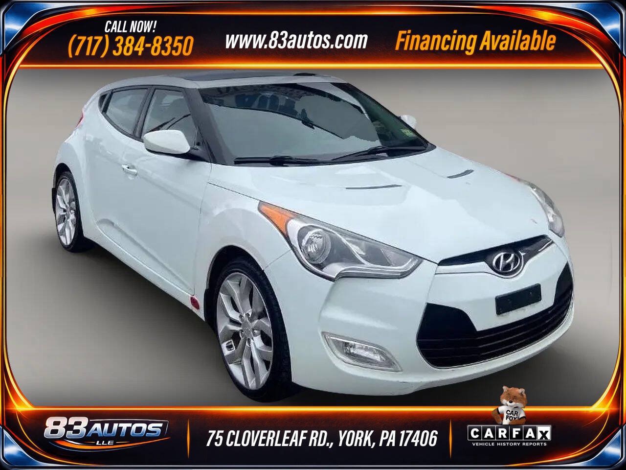 Used 2012 Hyundai Veloster w/ Style Pkg FWD image 1