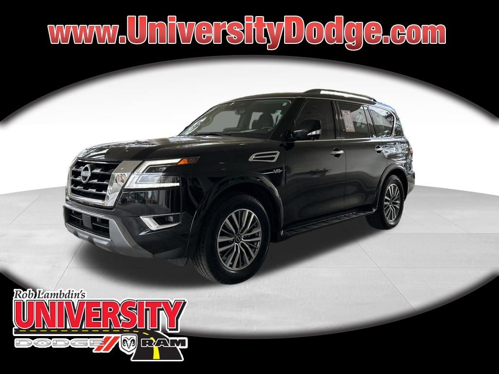 Used 2022 Nissan Armada SL w/ Captain's Chairs Package image 1
