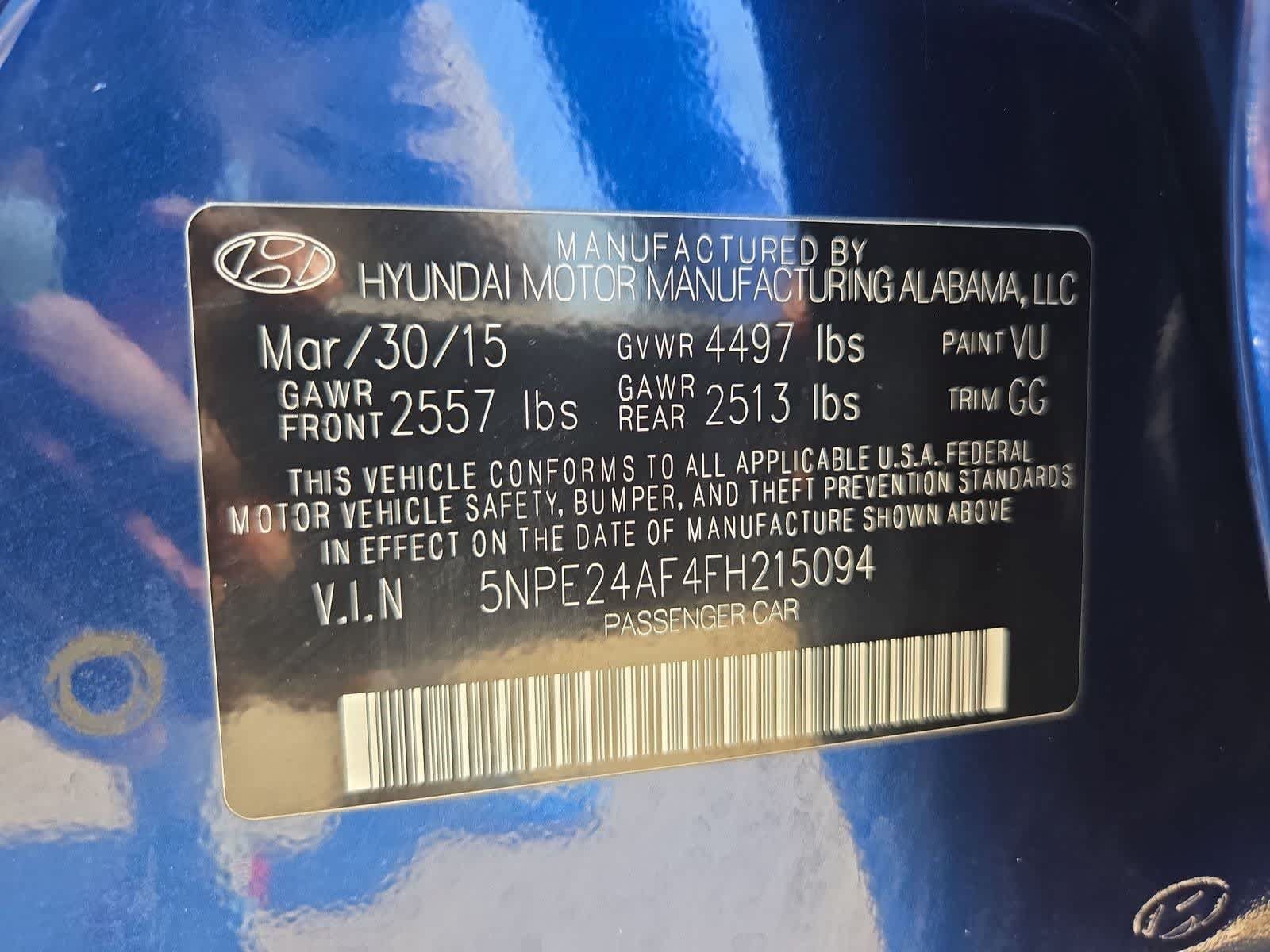 Used 2015 Hyundai Sonata SE w/ Option Group 09 FWD image 31