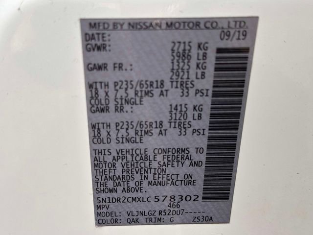 Used 2020 Nissan Pathfinder SL AWD/4WD image 33