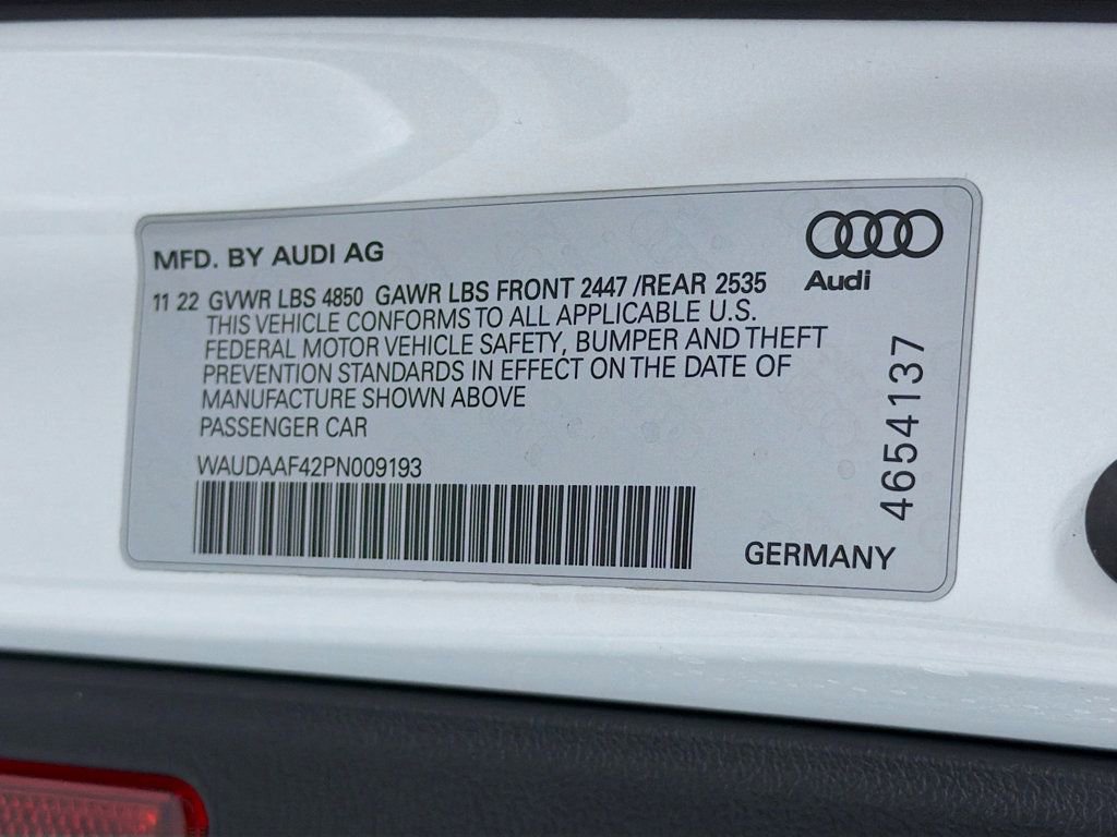 Used 2023 Audi A4 2.0T Premium w/ Convenience Package image 33