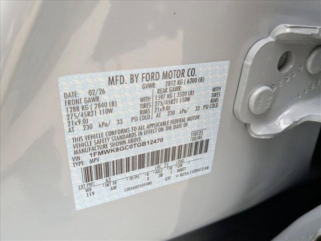 New 2026 Ford Explorer ST w/ Sun And Sound Package AWD/4WD image 17