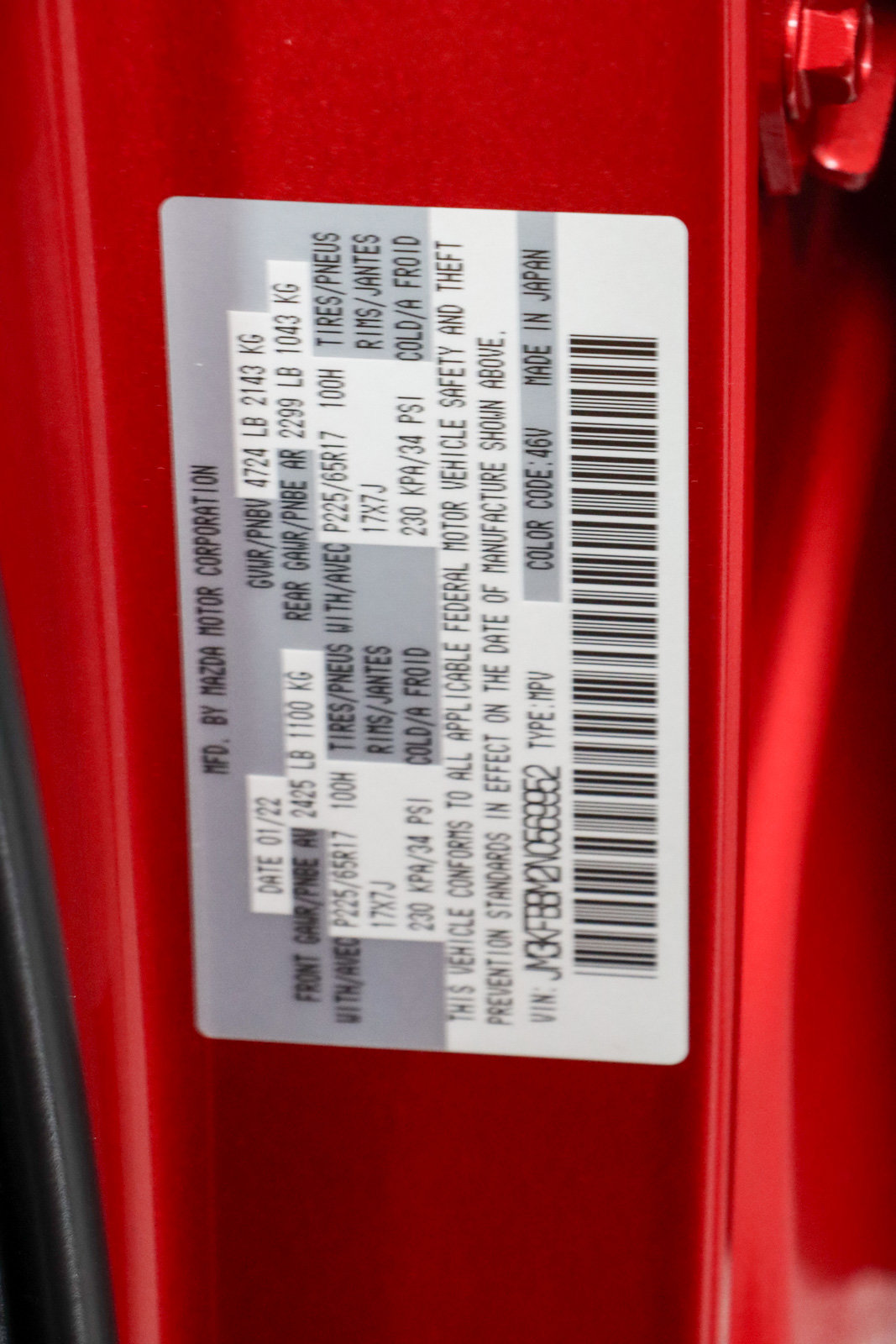 Used 2022 MAZDA CX-5 AWD 2.5 S w/ Select Package image 31