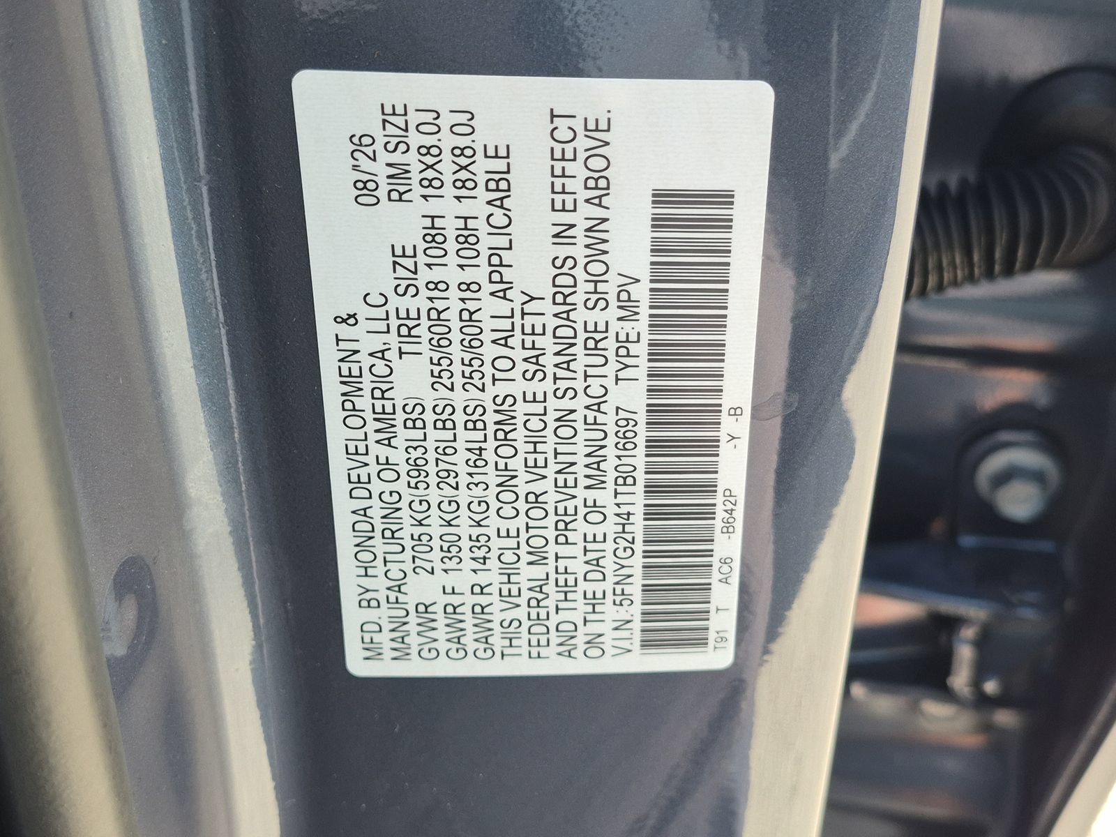 New 2026 Honda Pilot EX-L image 24