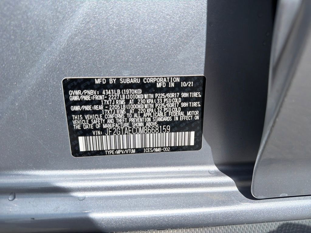 Used 2021 Subaru Crosstrek 2.0i Premium w/ Moonroof Package image 27