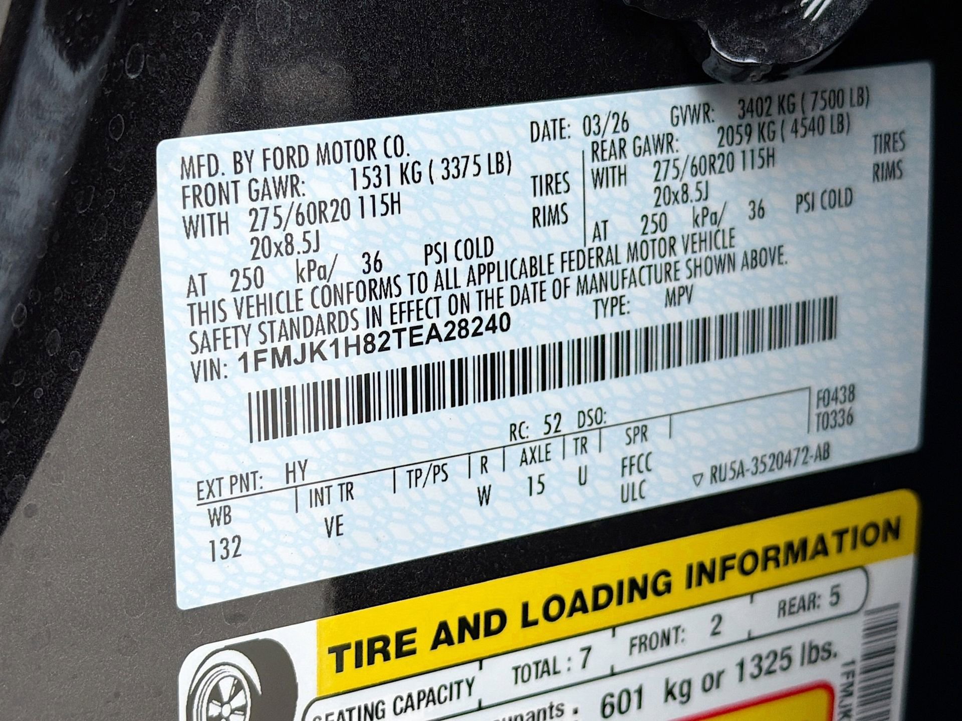 New 2026 Ford Expedition Max Active RWD image 40
