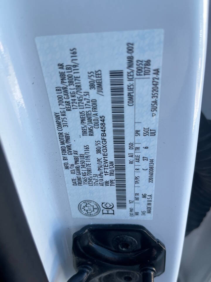 Used 2016 Ford F150 XLT w/ Trailer Tow Package image 56