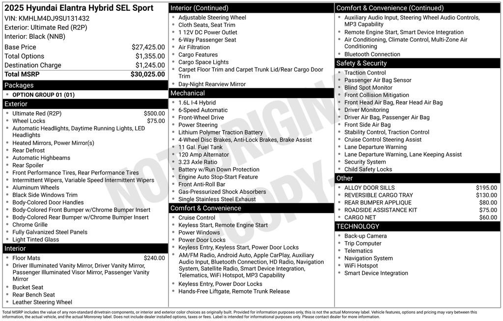 New 2025 Hyundai Elantra SEL image 27