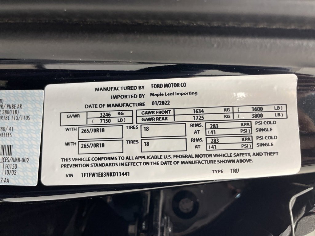 Used 2022 Ford F150 XLT w/ Equipment Group 301A Mid image 22