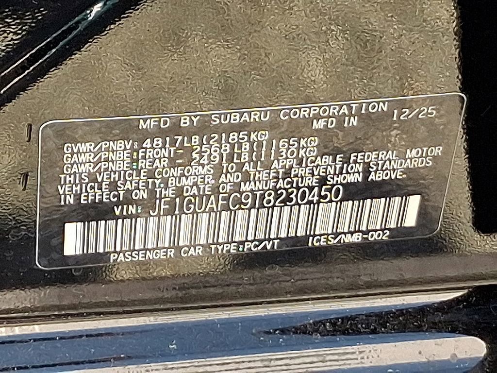 New 2026 Subaru Impreza 2.0i Sport image 15