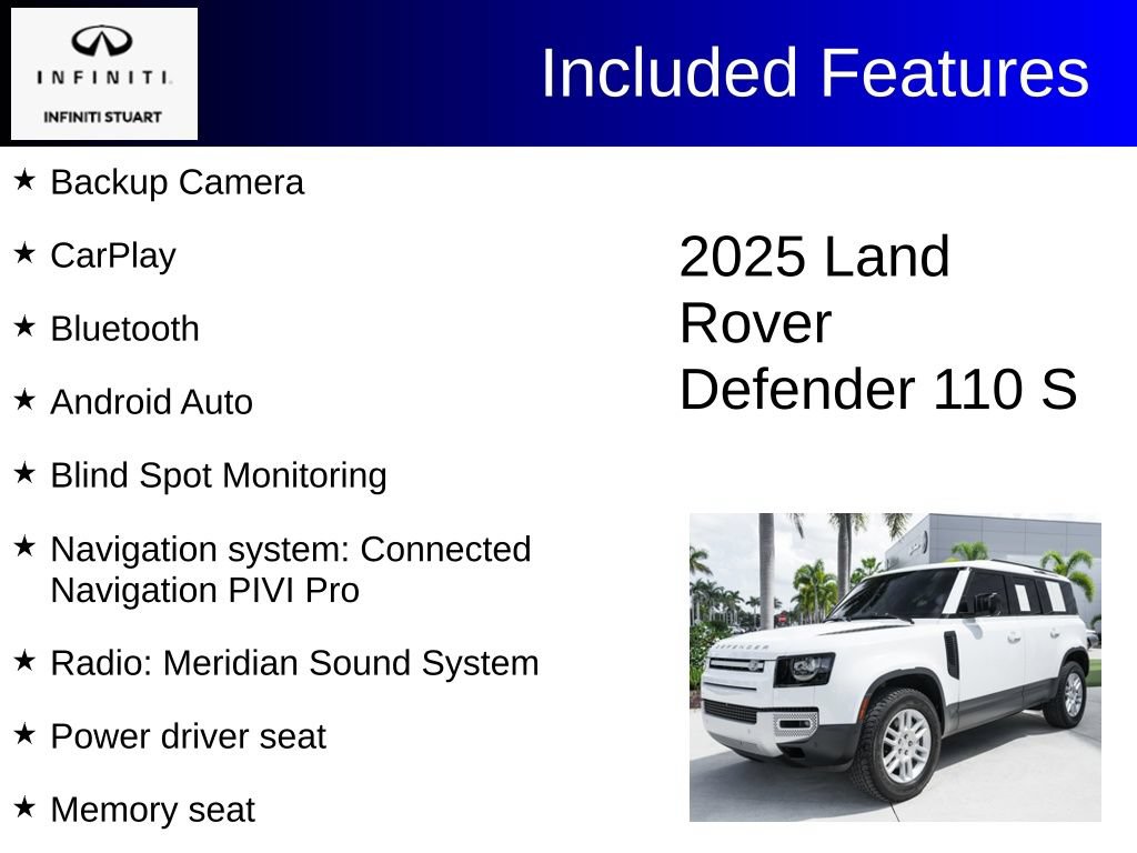 Used 2025 Land Rover Defender 110 S AWD/4WD image 2