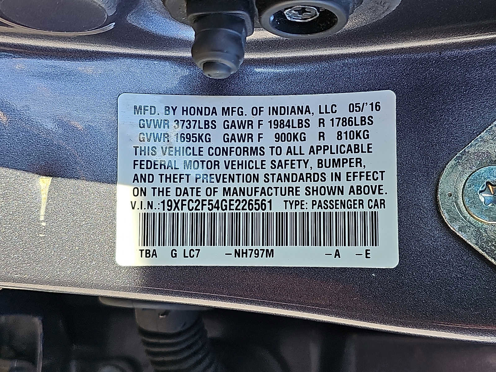Used 2016 Honda Civic LX image 27