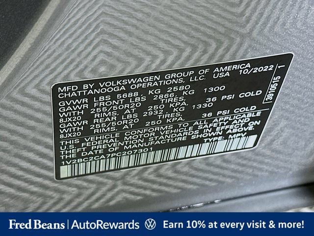 Used 2023 Volkswagen Atlas Cross Sport SEL AWD/4WD image 38