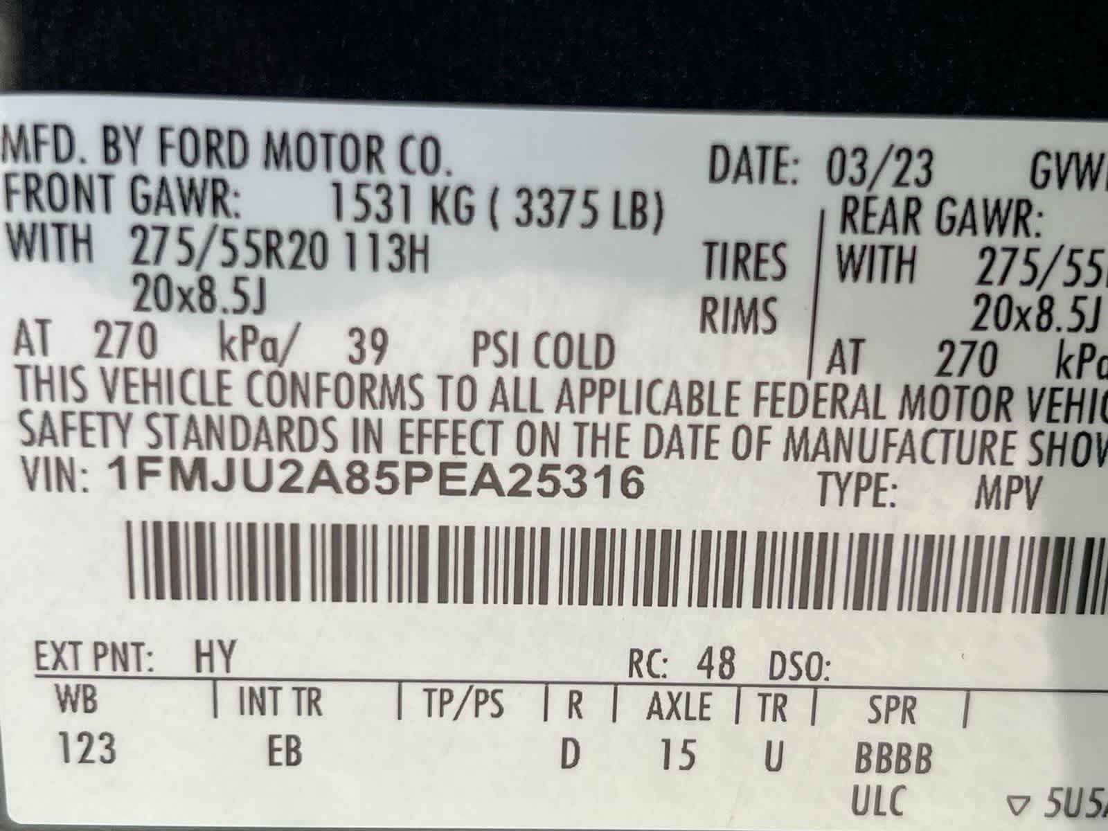 Certified 2023 Ford Expedition Limited AWD/4WD image 35