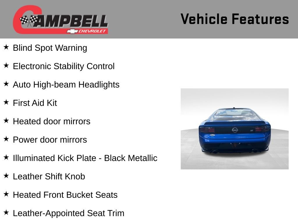 Used 2024 Nissan Z Performance w/ Floor Mat Package RWD image 10