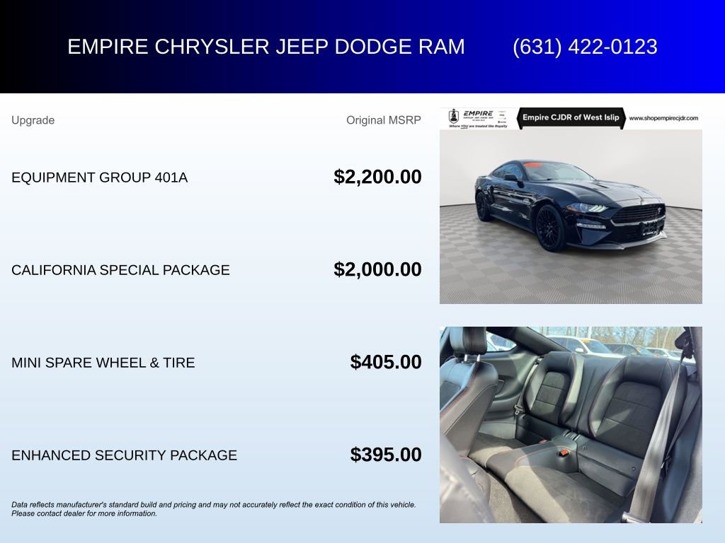 Used 2019 Ford Mustang GT Premium w/ Equipment Group 401A image 6