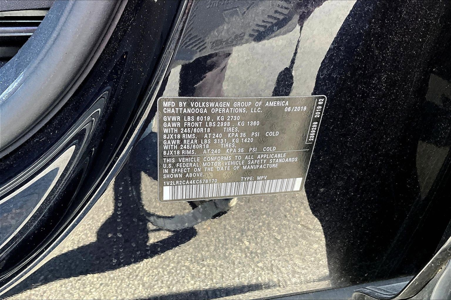 Used 2019 Volkswagen Atlas SE AWD/4WD image 17