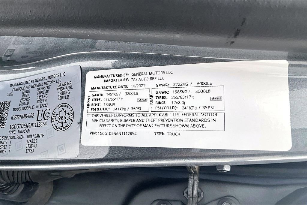 Used 2022 Chevrolet Colorado Z71 image 17