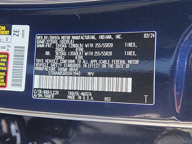 Used 2024 Toyota Grand Highlander Limited image 15